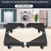 Adjustable Universal Wheel Mobile Rack Retractable Washing Machine Holder  Indoor