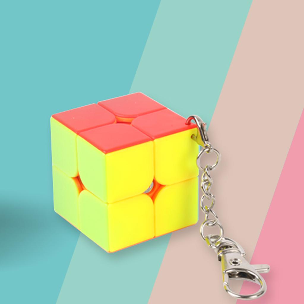 Magic Cube 2x2 3x3 4x4 5x5 pyramid MINI Key Chain stress-relieving puzzle professional smooth speed game children's toy gift
