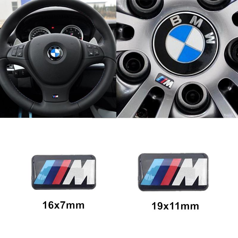 Car Steering Wheel Hub Caps Center Emblem Badge Sticker DIY Sticker For BMW M E90 E91 E92 E93 E60 E61 F10 F07 E63 E64 F12 F13