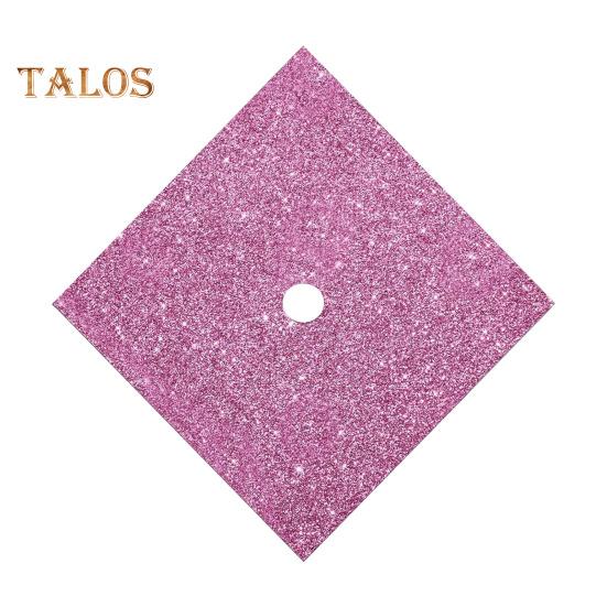 10 Pcs Glitter Cardstock Paper for Graduation Cap Decorations 10" X 10" Sparkly Construction Paper for DIY Grad Caps Crafts Scrapbook Supplies