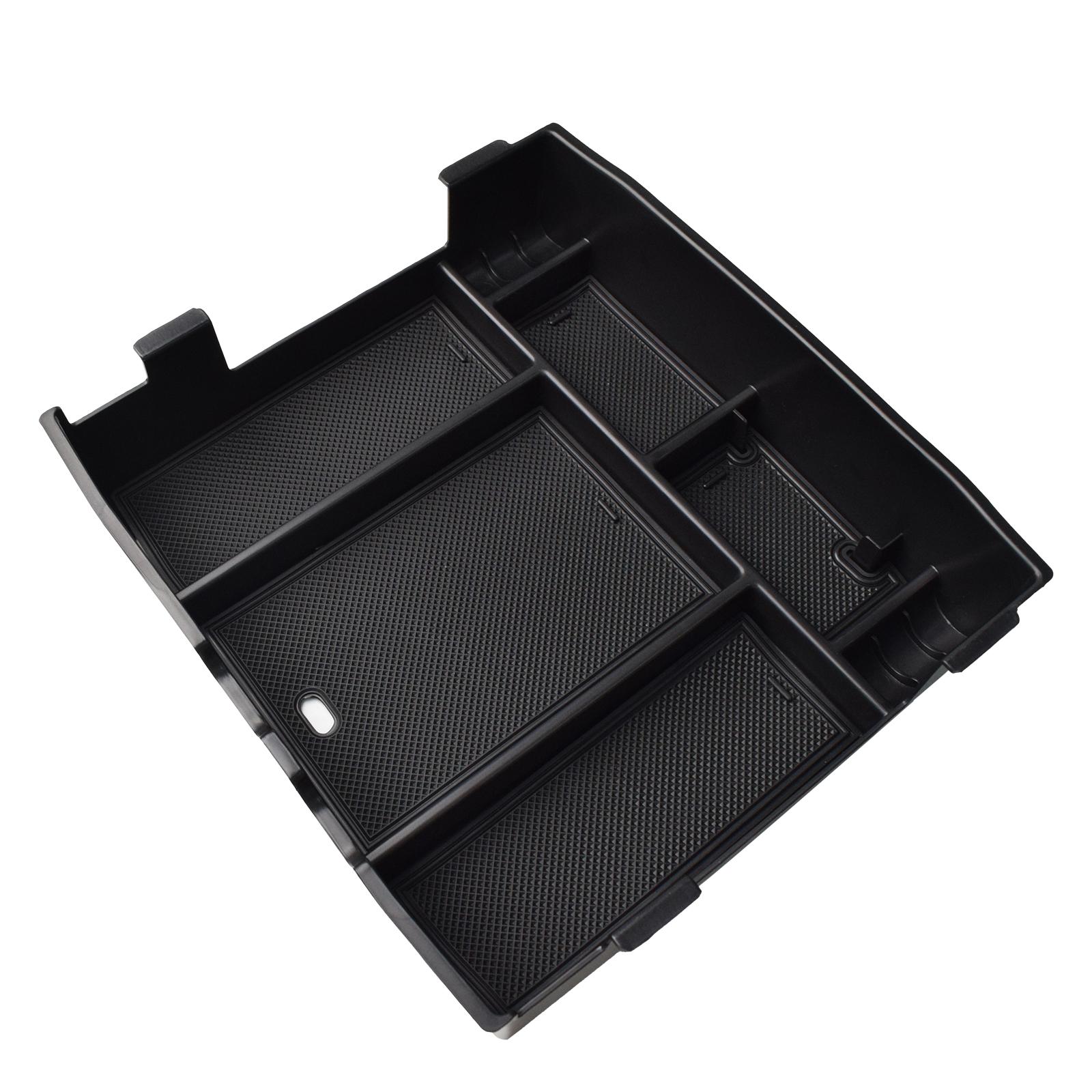 

Armrest Storage Box Tray Center Console Full Organizer For 2025 2025 Ford F250 F350 F450 F550 Interior Car Storage Accessories чёрный