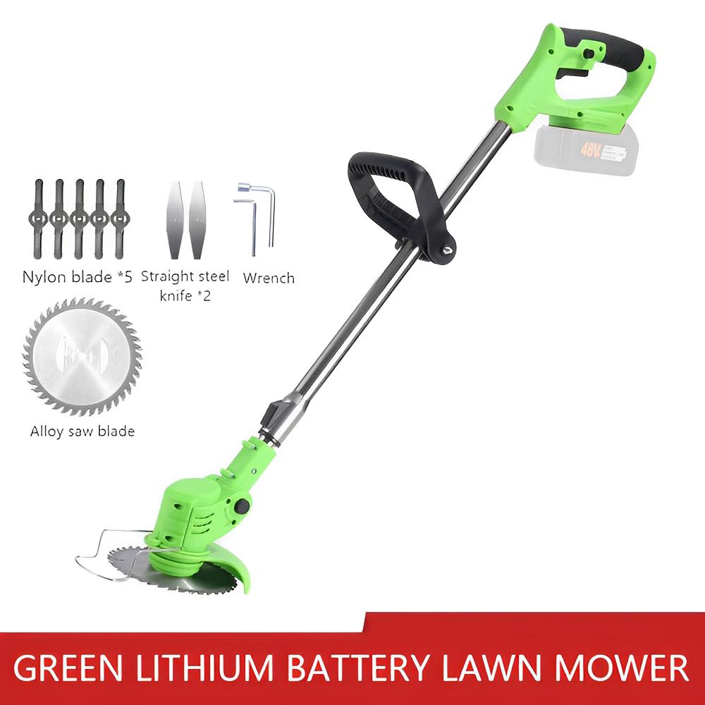 2025 New Cordless Handheld Electric Grass Trimmer Adjustable Lawn Mower Garden Tool Compatible With Makita 21V Battery