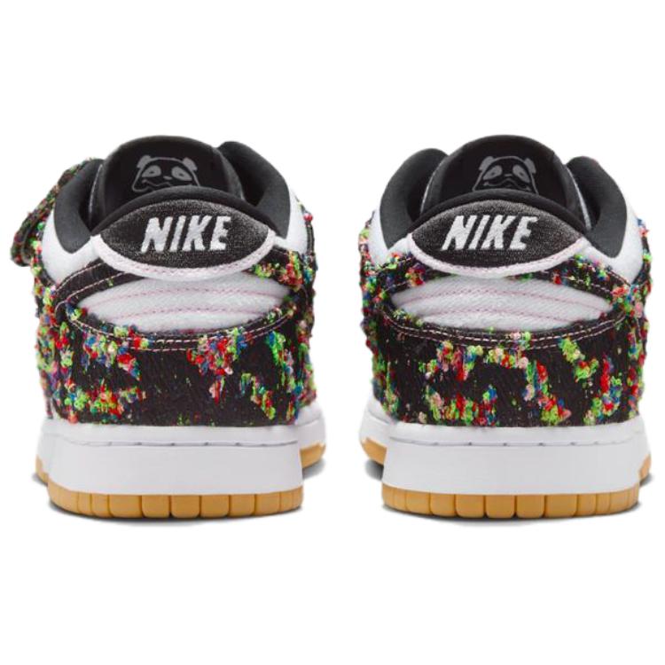 Nike Dunk Low Panda-Monium Pack - White Black Multi-Color Unisex Sneakers Gum-Yellow IB2263-100