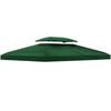 Gazebo Roof Replacement, for 3 x 4m Frames - Green