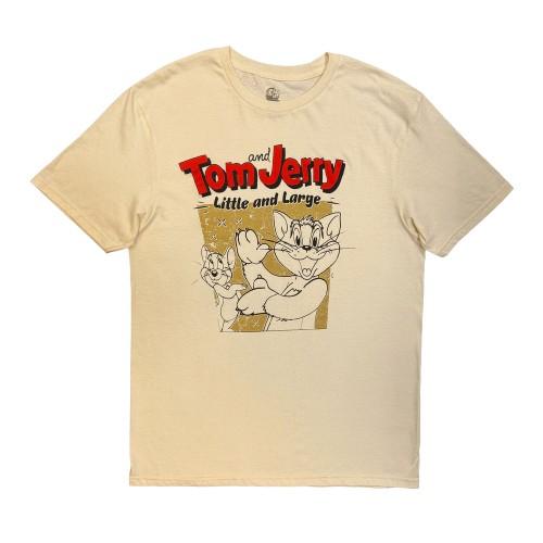 Tom & Jerry Unisex Adult Little & Large T-Shirt