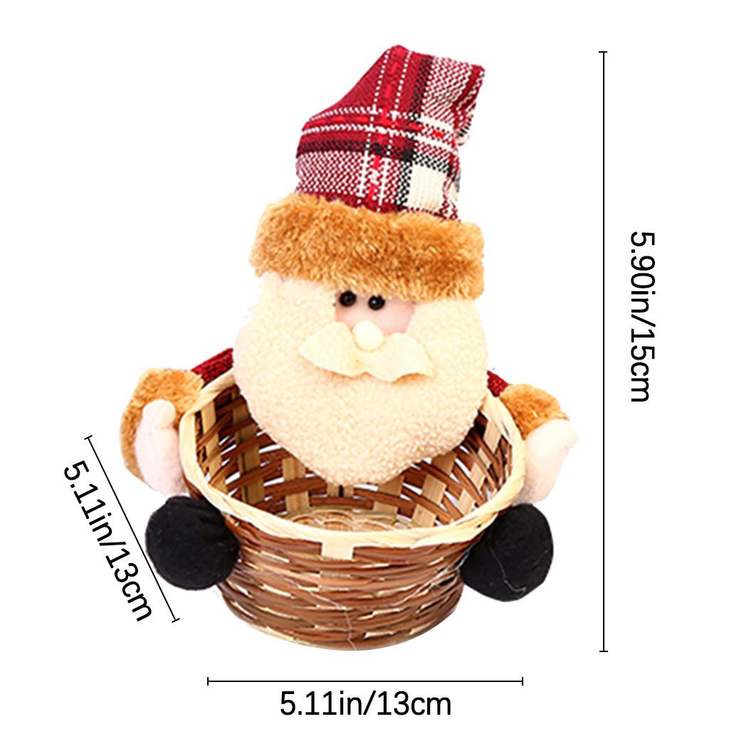 Christmas Candy Storage Basket Decoration  Storage Basket Gift Small