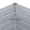 Garden Raised Bed Galvanized Steel 240*40*45 Cm Gray