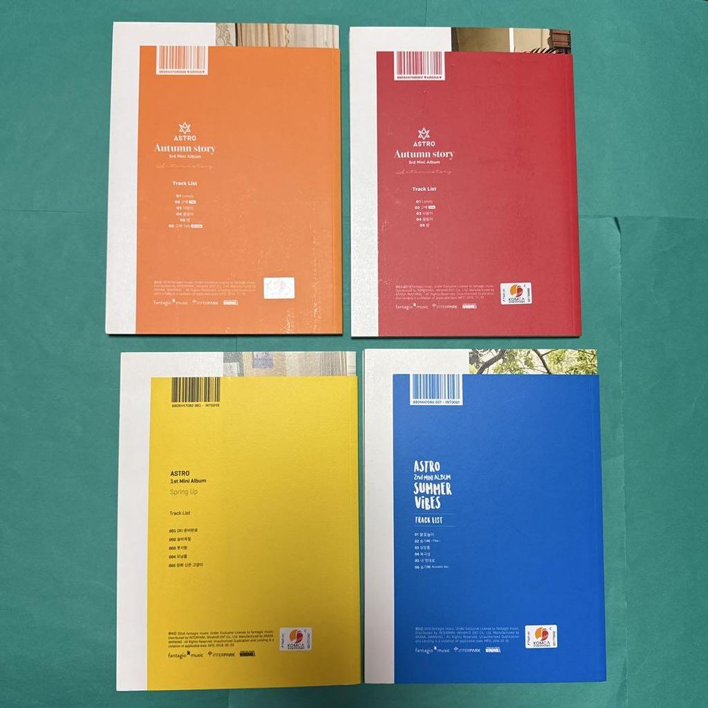 [USED] ASTRO Four Seasons Album Cha Eunwoo Trading Card ID Photo Eunwoo Spring