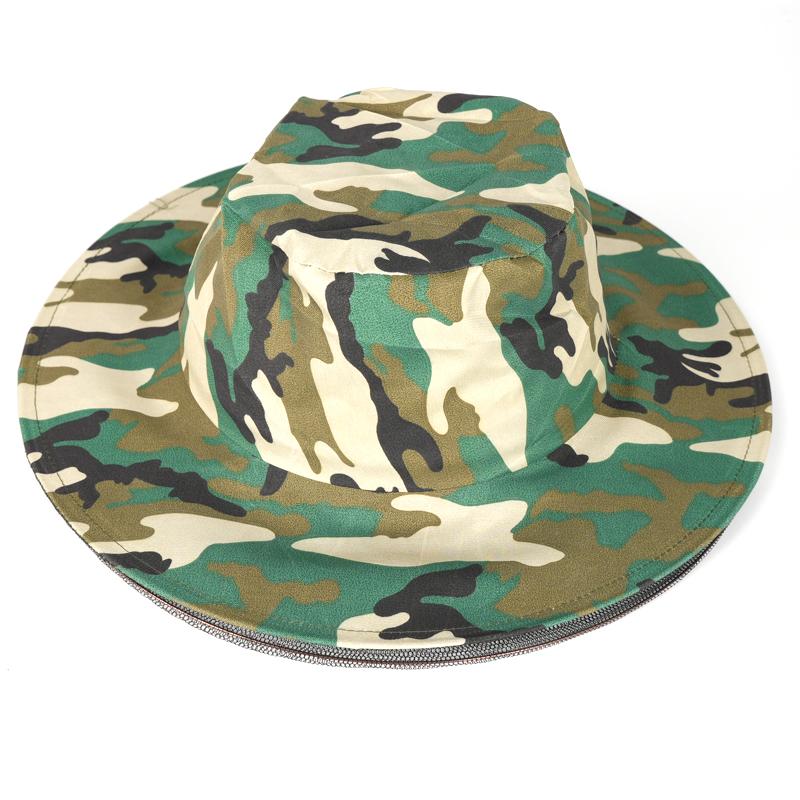 1pcs Bee Keeper Hat With Mosquito Net Prevent Beekeeping Protective Bee Insect Net Veil Hat Outdoor Sunshade Beekeeper Supplies