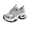 Thick-soled Heightening Silver Dad Shoes Women's 2025 New Spring and Autumn Small Casual Sports Women's Shoes