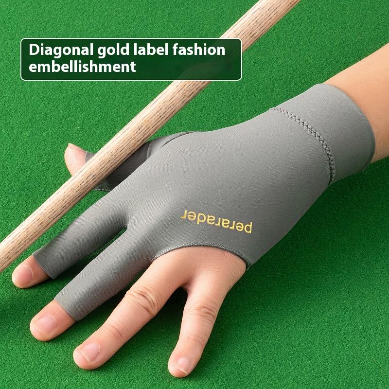 1Pc Billiards Gloves Enhanced Grip Left Hand Open Finger Professional Billiards Gloves Snooker Table Tennis Gloves