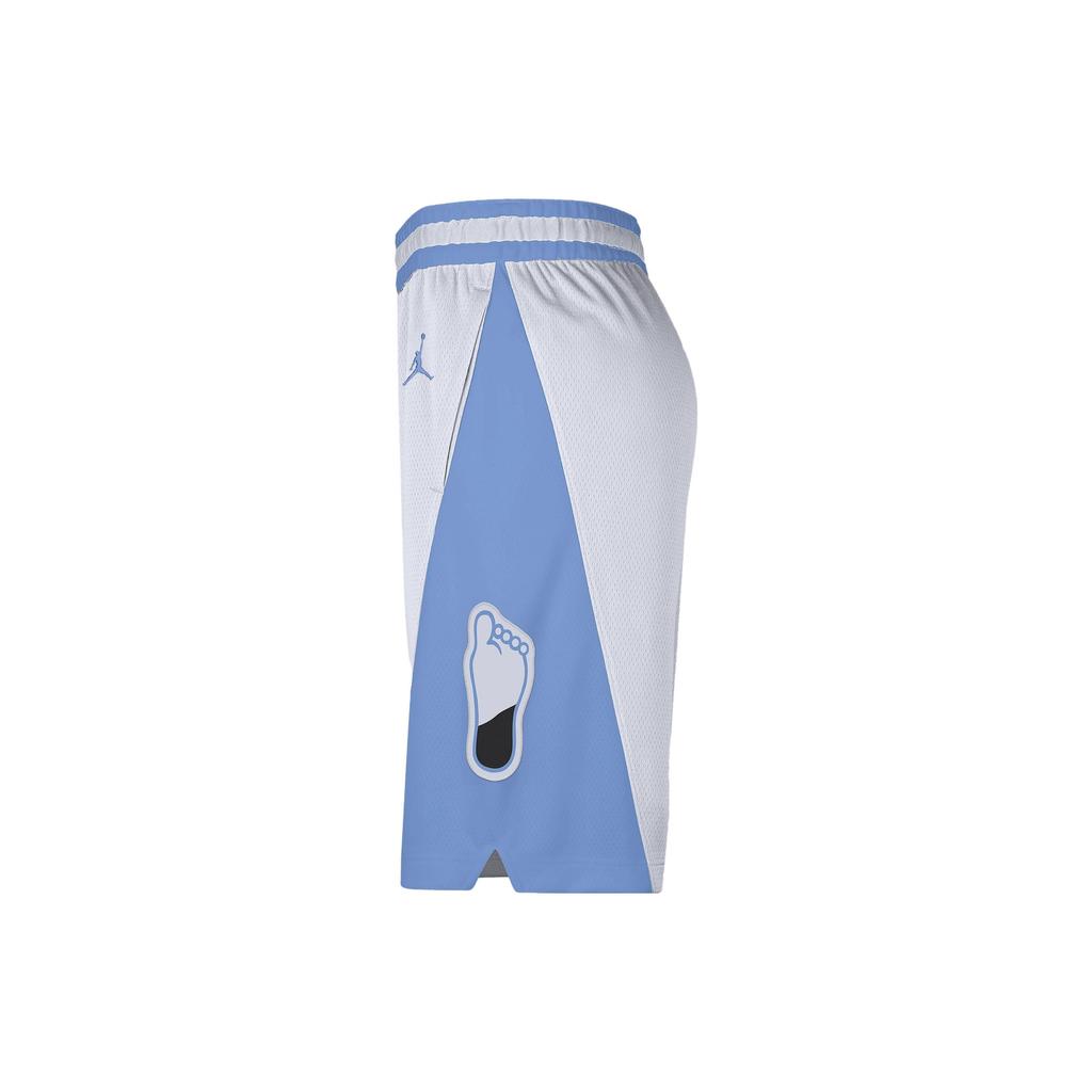 Jordan Unc Limited Logo Patchwork Contrast Elastic Waist Basketball Shorts Men Bottoms Multicolor DN9420-100