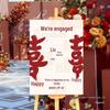 Welcome Sign Engagement Wedding Ceremony Decoration Guide KT Board
