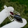Sisters Day Sale 925 Sterling Silver Sardonyx Stone Mozambique Garnet Pendant