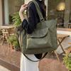 Große Kapazität Unifarbene Reisetasche Damen Pendler-Tragetasche