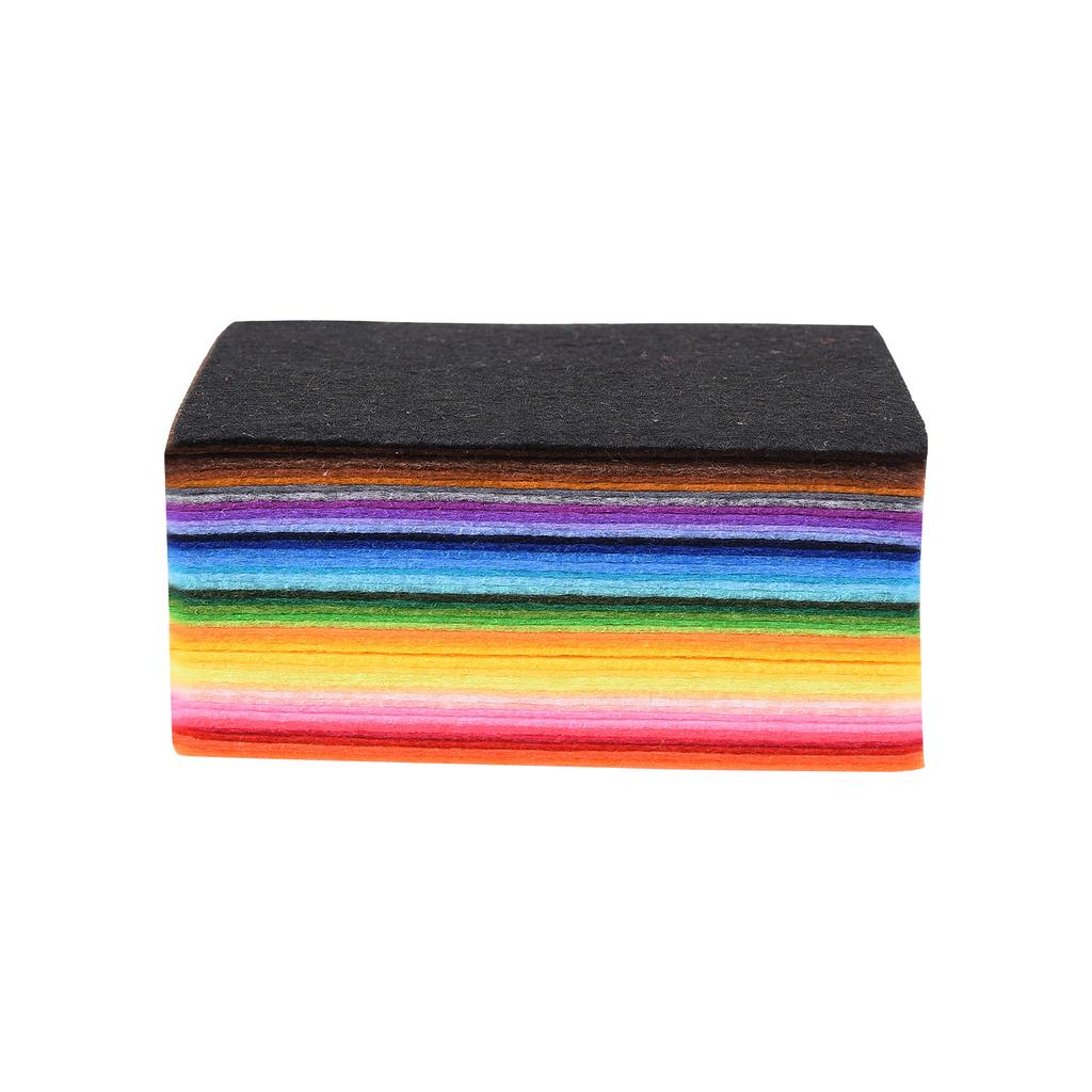 40pcs Non Woven Fabric Cloth DIY Crafts Felt Fabric Home Decoration 10x10cm Sewing Accessory
