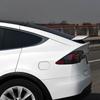 For Tesla Model X 2016-2020 PVC Matt Black Car Window Decorative Strip Sticker Car Exterior Protection Accessories