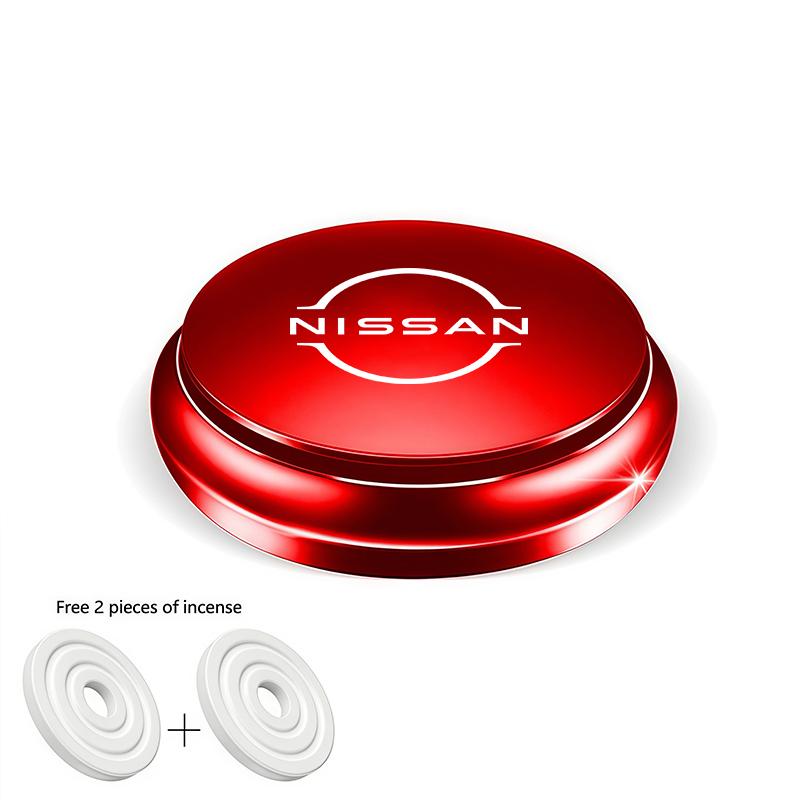 For Nissan MBQ1Tire Valve Cap Car Air Freshener Solid Perfume Rotating Aromatherapy Decor For Nissan Qashqai J11 J12 Teana Sylphy N7 Note Juke