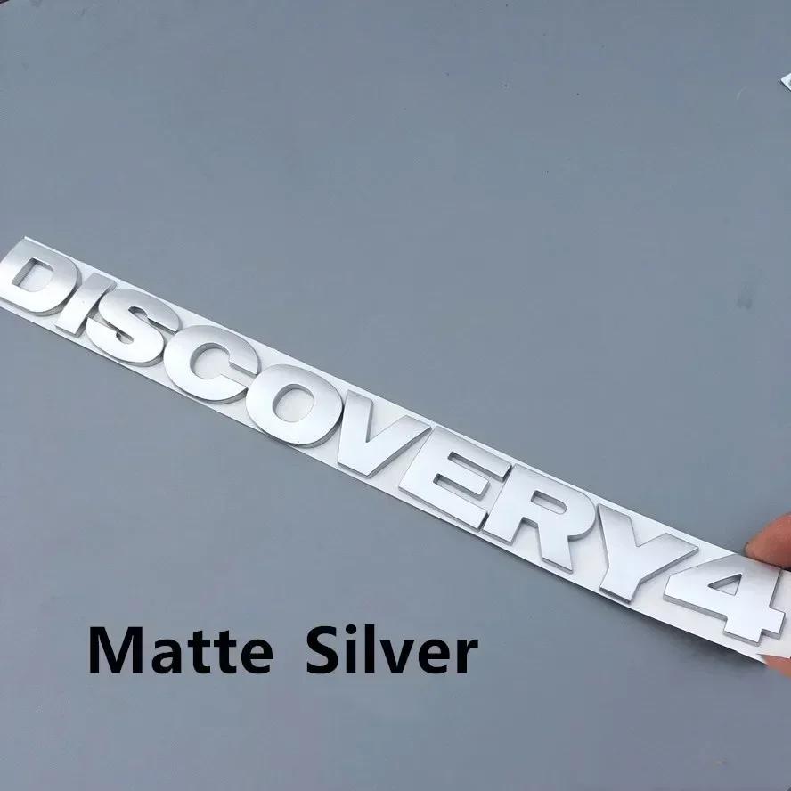 Abs Chrome Car Front Trunk Emblem for Land Rover Discovery 1 2 3 4 5 Auto Label Hood Bonnet Rear Tailgate Sticker Decoration XS1