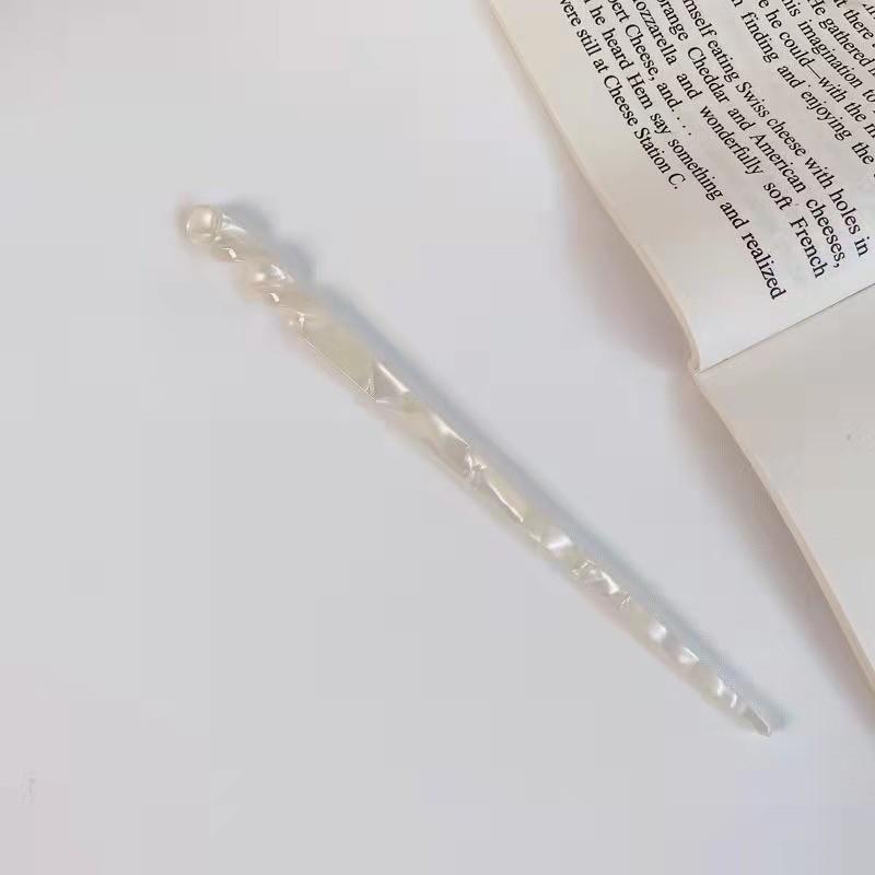 Modern minimalist Daily Hairpin Women s Simple Elegant Acetate Material Hairpin Hanfu Hair Decoration