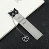 Personalized Book Mark Stainless Steel Metal Bookmarks Gift For Good Friends Collection Stationery School Supplies