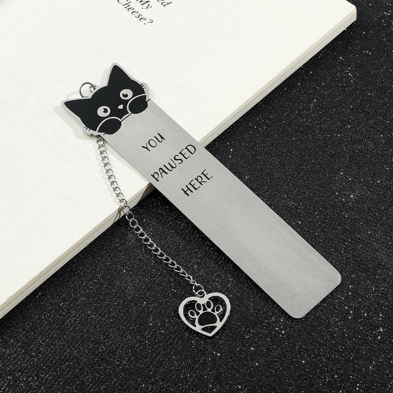 Personalized Book Mark Stainless Steel Metal Bookmarks Gift For Good Friends Collection Stationery School Supplies