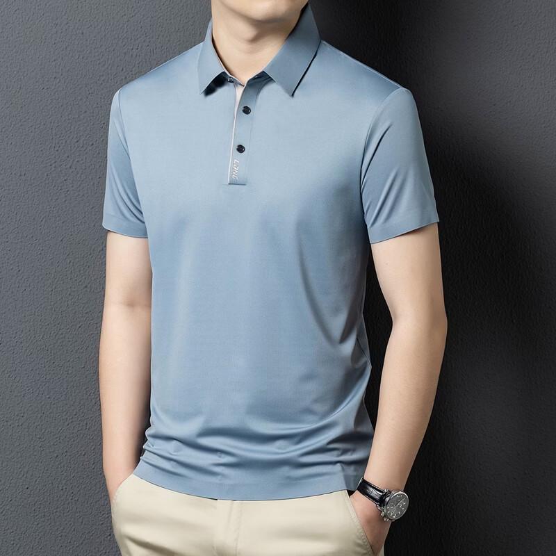 Yiliteng Men's Breathable Short Sleeve Polo Shirt YTMTST6077
