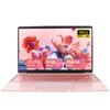 Notebook s Windows s japonskou klávesnicí Celeron 8GB 256GB Tenký a 1920x1080p Webkamera Bezdrátová myš Připraven k použití 256GB 14palcový Office, 11, Růžový,