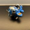 Mini Alloy Cartoon Airplane Toy Press Go Propeller Aircraft Toy Toddlers Boys Girls Educational Pull-back Plane Toy Party Favors