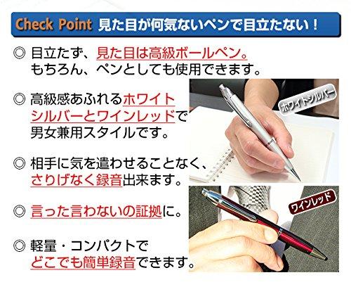 Pen-shaped IC Recorder PenVoice S IC-P02 (Silver)