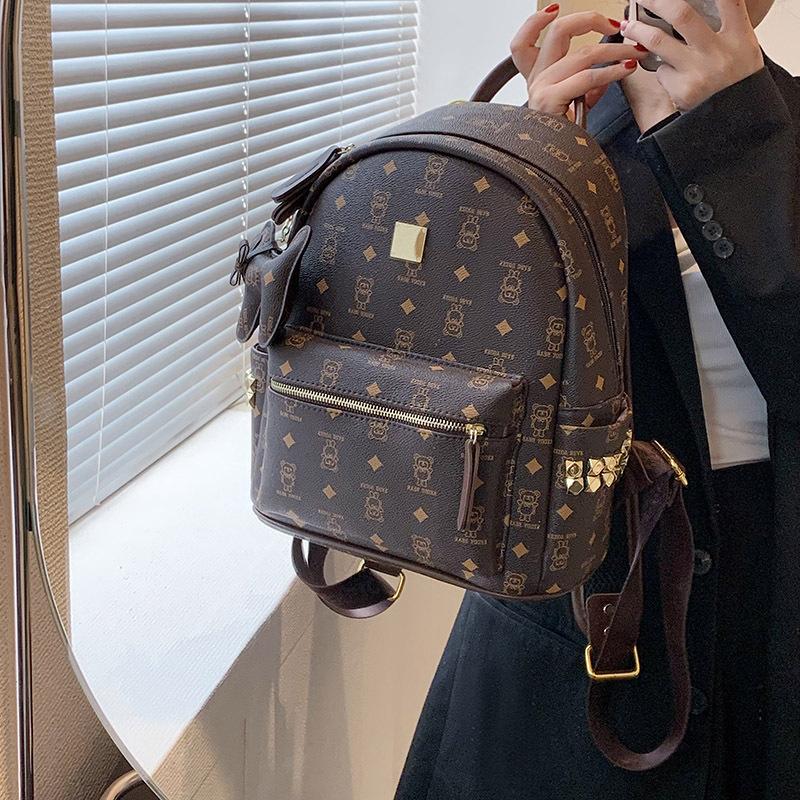 Women's Bag, New Style for Summer, American Vintage Fashion, Niche Backpack, Korean Style, Instagrammable, Dual-purpose Women's Bag