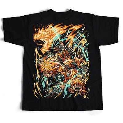 Ghost Blade Meine Frau Gut Yat Kurzarm-T-Shirt auf Den Kleidern Um Das Cartoon Bequemes Eltern-Kind-T-Shirt