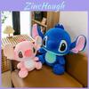 Entzückendes blaues Stitch Plüsch-Enten-Spielzeug, weiches Kuscheltier-Kissen für Kinder