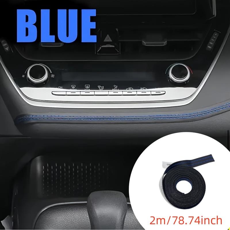 Linea decorativa per fessure interne, Striscia decorativa in pelle autoadesiva fai-da-te, Linea decorativa per console centrale, Modifica interna