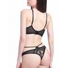 European & American Sexy Lace Bra Set: French Embroidered, Anti-Sagging Design for Smaller Look.