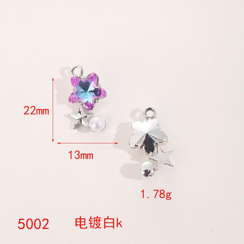 Baroque Bow Water Drop Pendant Pendant Diy Handmade Peach Heart Earrings Hand Necklace Material Bag Accessories
