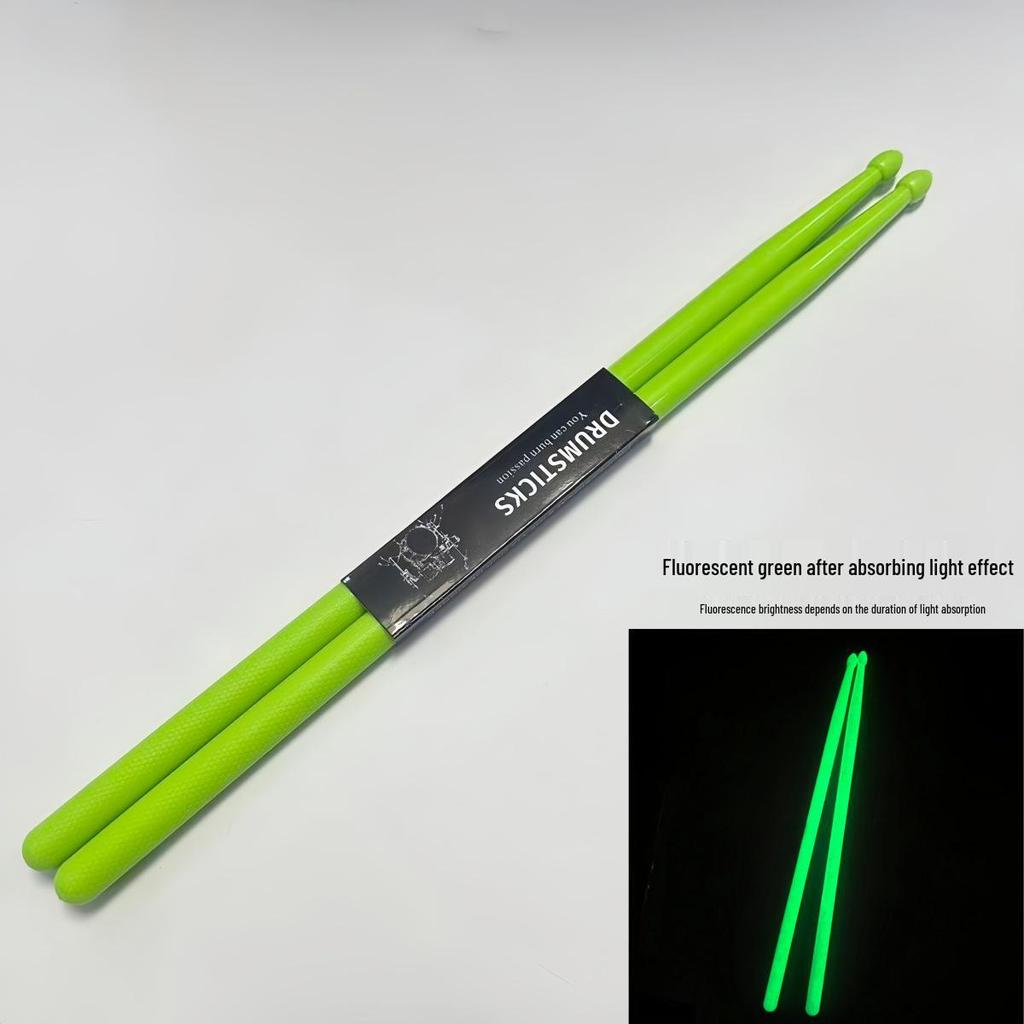 Neon 5A Nylon Luminous Drumsticks for Jazz - Colored Fluorescent Drumsticks