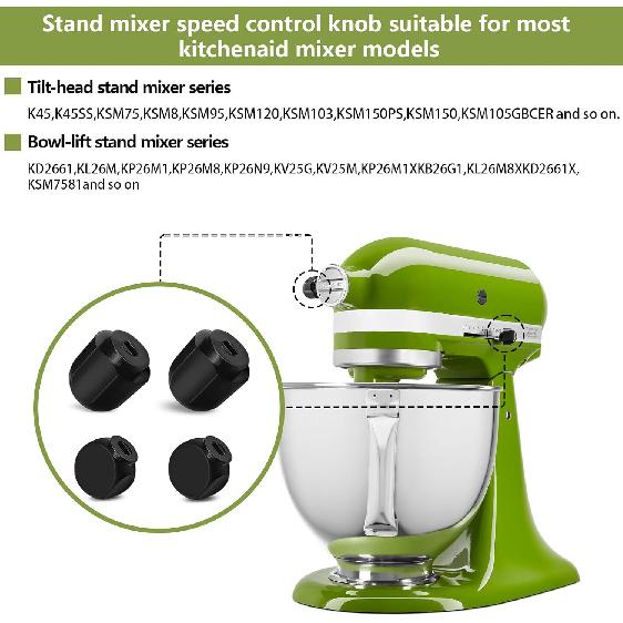 Speed Control Knob Replacement Part for KitchenAid Stand Mixer - for Lock Lever Knobs Attachment Plastic Kitchenaid Mixers Accessories, Fits for