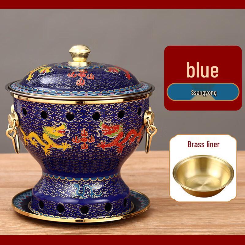 Qiwei Mini Copper Hot Pot with Alcohol Stove