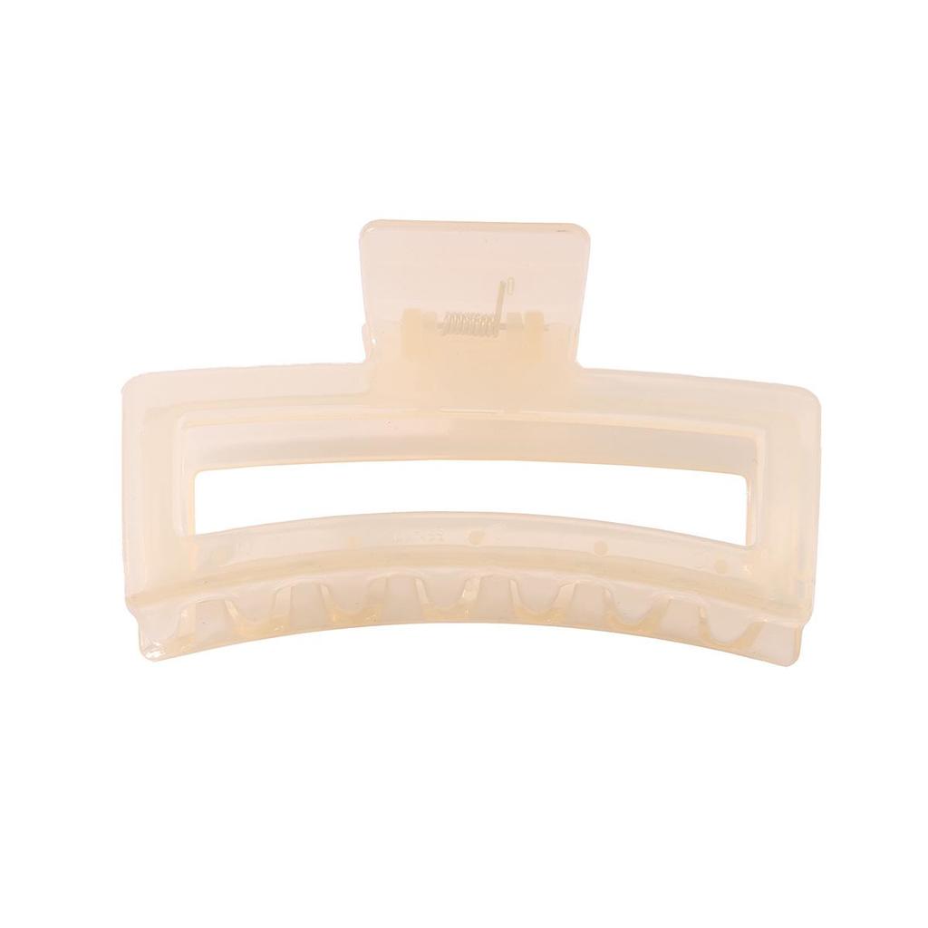 Extra Large 13CM Rectangular Hair Clip - Frosted Multi-purpose Shark Claw Clip for Thick Hair