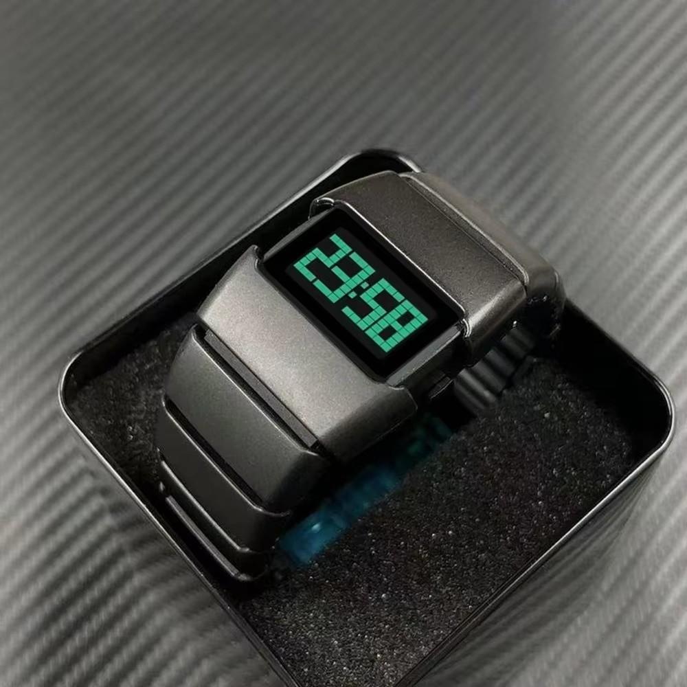 Plastic LED Electronic Watch Lightweight Wristwatch Special-Shaped Sports Watch  Casual Wear