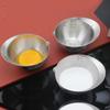 Mixing Bowl with Scale Deep Mixing Egg Salad Bowls for Cooking Nesting Mixing Kitchen Bowl 304 Stainless Steel Bowls Coconut