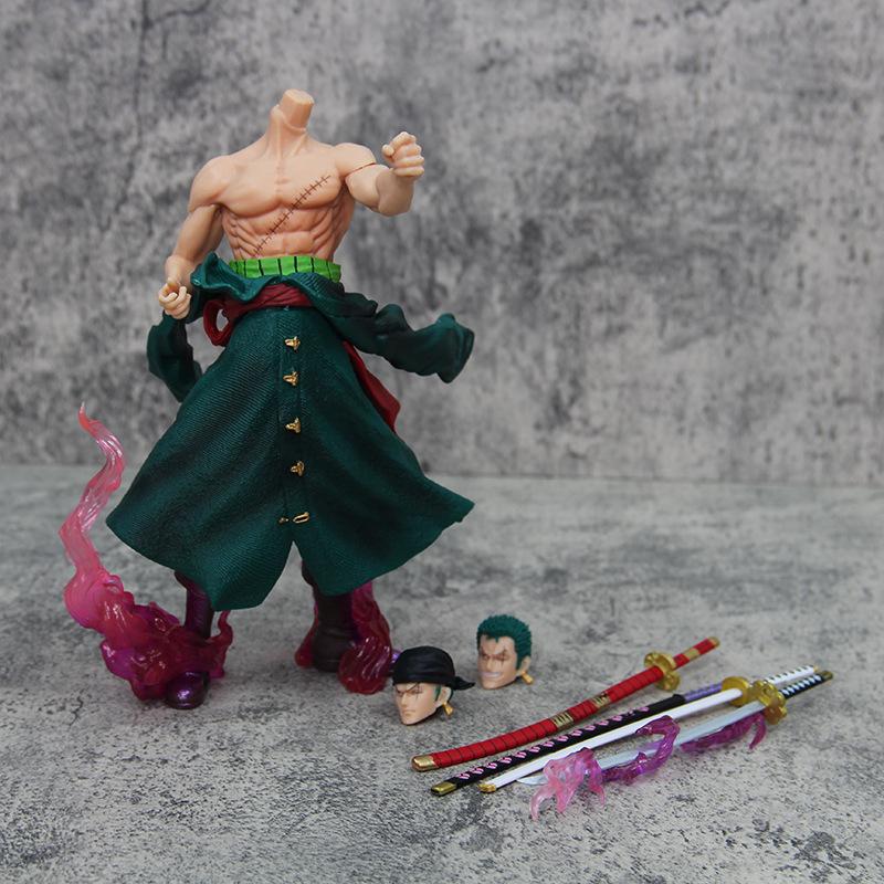 One Piece Anime Figures Roronoa Zoro Figure Gk Figurine Pvc Statue Model Doll Collection Decoration Toys Gifts