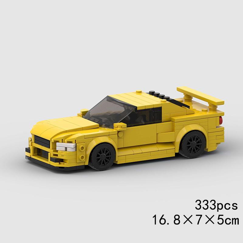 MOC Viteză Sport Super Mașină de Curse Model Blocuri de Construcție Pickup Poliție Cărămizi Vehicul de Curse de Oraș SUV Tehnic Raliu Sport Jucărie