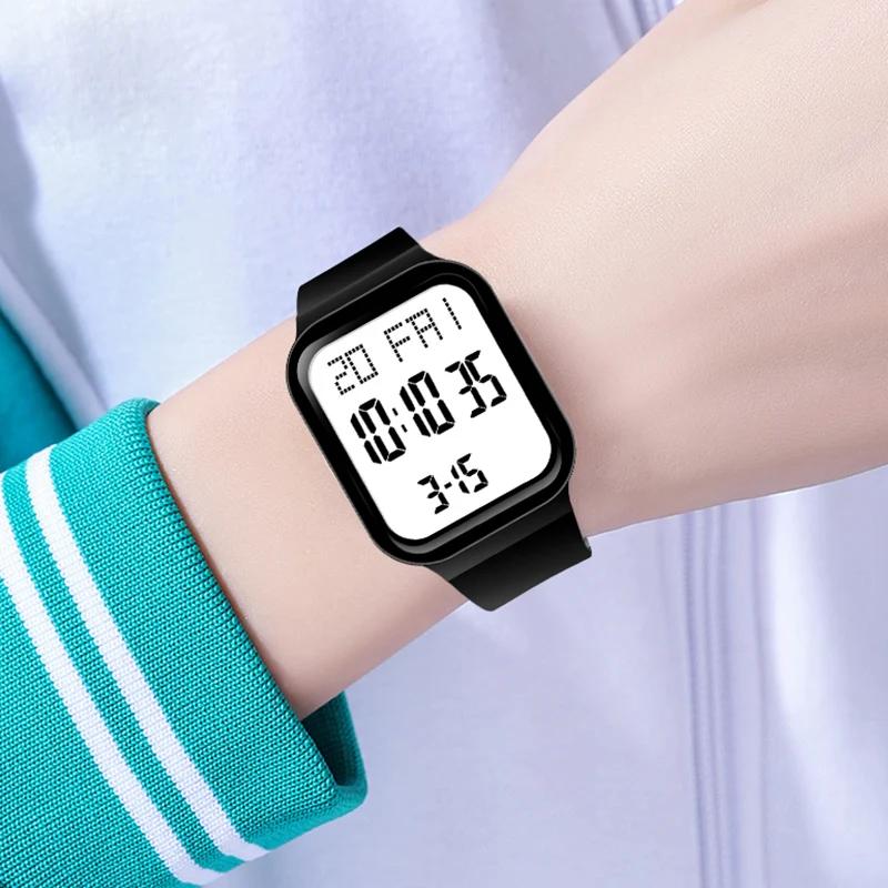Watch For Men Sports High School Students Trendy Couple Watch Waterproof Alarm Clock Multi Functional Women Electronic Watches