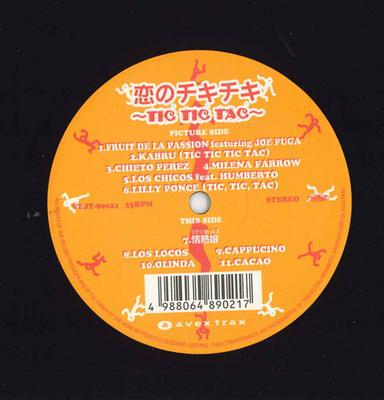 12inch Record TIC TIC TAC  Tic Tic Tac VEJT89021 Avex Trax Japan Japanese PopRock Used