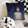 Anime Glasslip Pillow Case Fashion Square Pillowcase Bedroom Sofa Room Ins Decoration Leisure