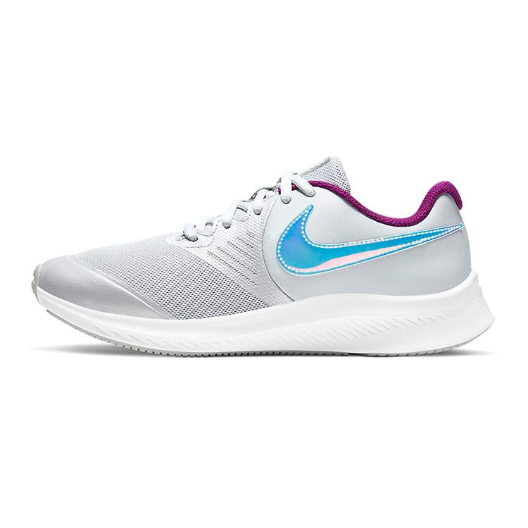 

New Nike Star Runner 2 Grey Purple Laser Gs CW3294-001 40
