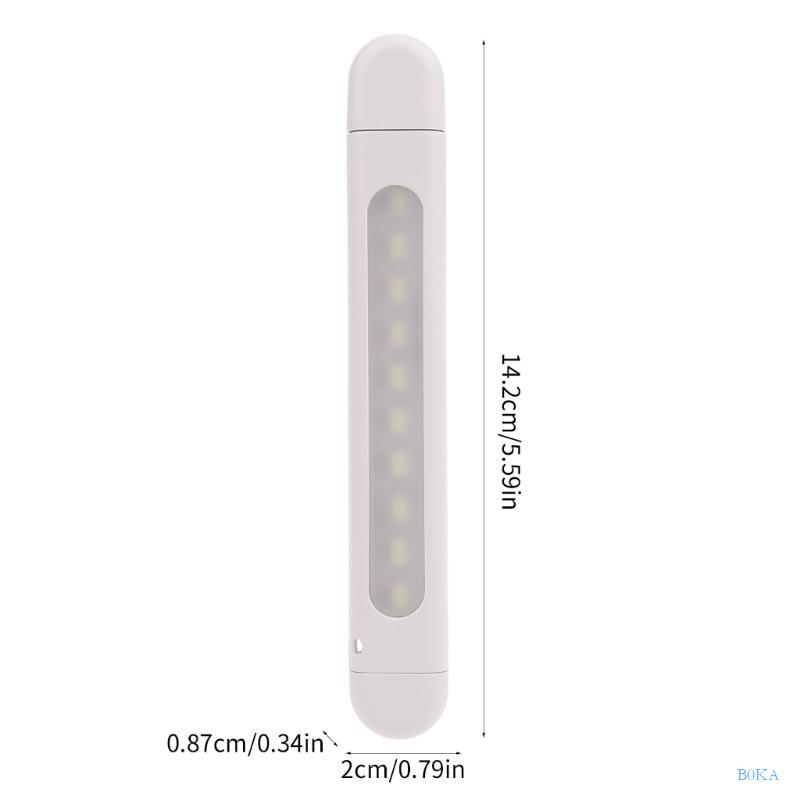 B0KA Portable USB Powered LED Lamp Small USB Night Light Support Micro USB/ TypeC for Camping and Travel