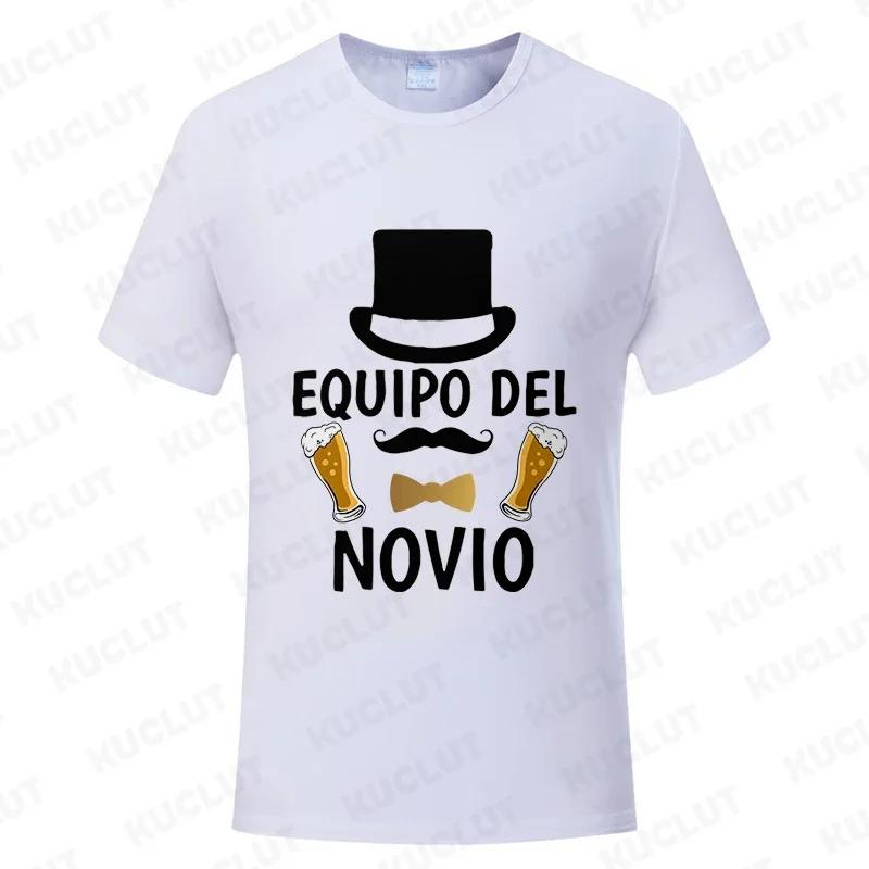Spanish DDS Bachelor Party Best Unisex Tshirt Team EVG Groom GroomsUnisex Tshirt Boyfriend Single Farewell Tees Funny Beer Y2k Tops
